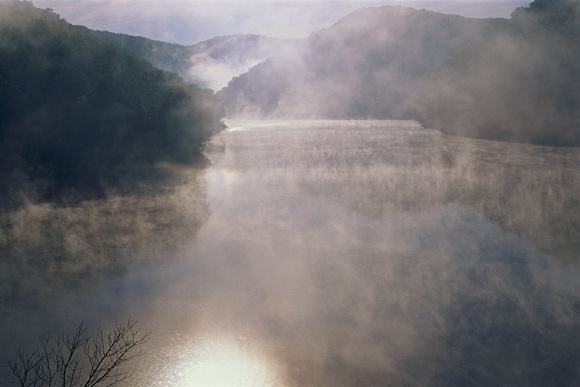 Lake in Morning Fog - WV