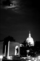 Veterans Memorial at Night
